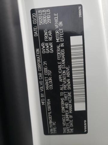2020 VOLVO V60 T8 POL - YV1BK0EP1L1387854