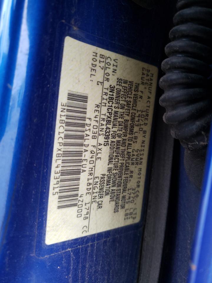 2011 Nissan Versa S VIN: 3N1BC1CPXBL433915 Lot: 41491814