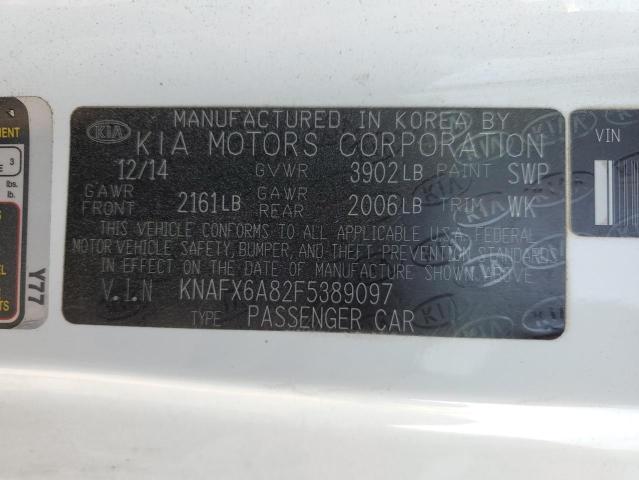2015 KIA FORTE EX - KNAFX6A82F5389097