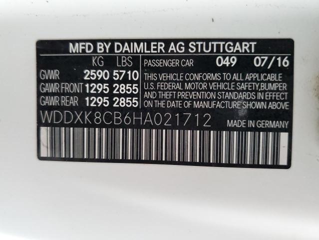 2017 MERCEDES-BENZ S 550 - WDDXK8CB6HA021712
