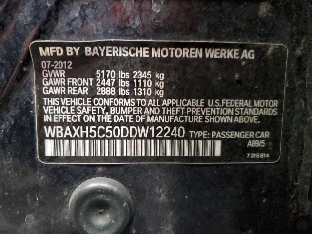 WBAXH5C50DDW12240 BMW 528 XI