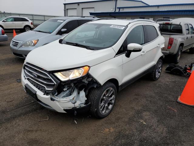 Salvage cars for sale from Copart Mcfarland, WI: 2018 Ford Ecosport Titanium