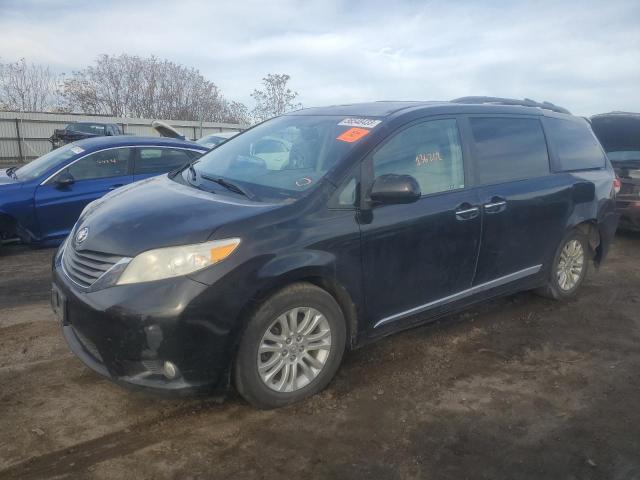 Salvage cars for sale from Copart Bakersfield, CA: 2012 Toyota Sienna XLE