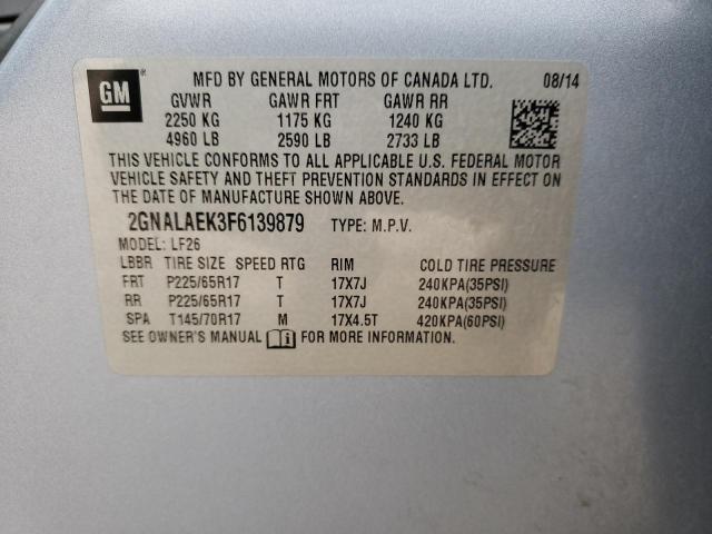 2015 CHEVROLET EQUINOX LS - 2GNALAEK3F6139879