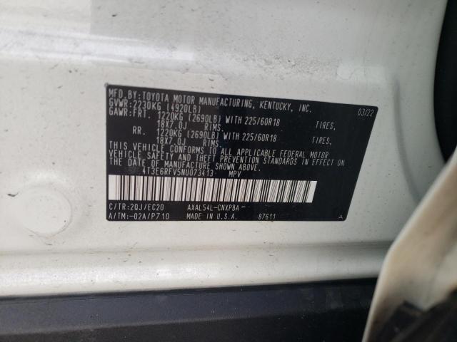 2022 TOYOTA RAV4 XSE - 4T3E6RFV5NU073413