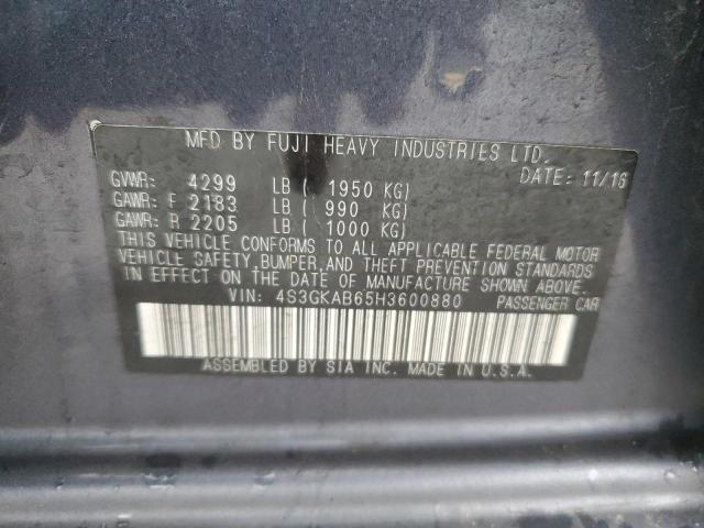 4S3GKAB65H3600880 Subaru Impreza Premium