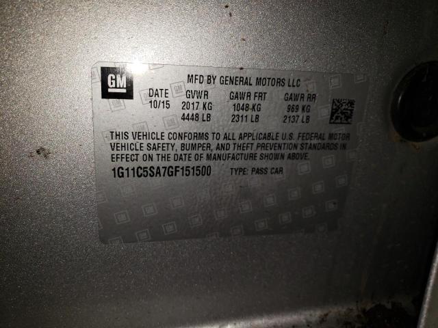 2016 CHEVROLET MALIBU LIM - 1G11C5SA7GF151500