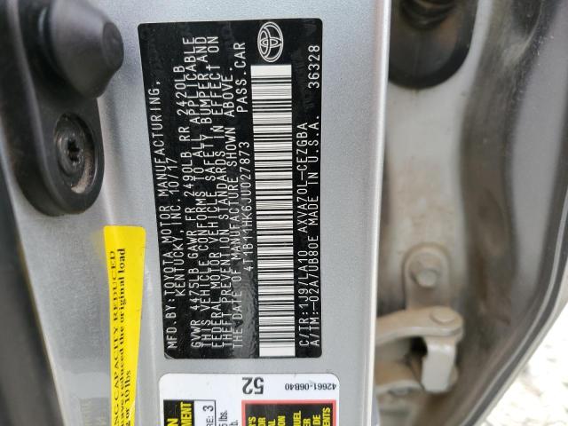 2018 TOYOTA CAMRY L - 4T1B11HK6JU027873