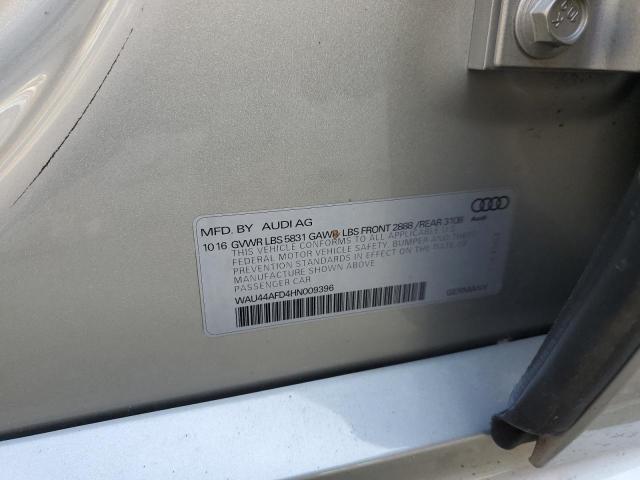 2017 AUDI A8 L QUATT - WAU44AFD4HN009396