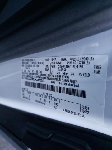 2018 FORD TRANSIT T- - 1FBZX2ZM8JKA11035