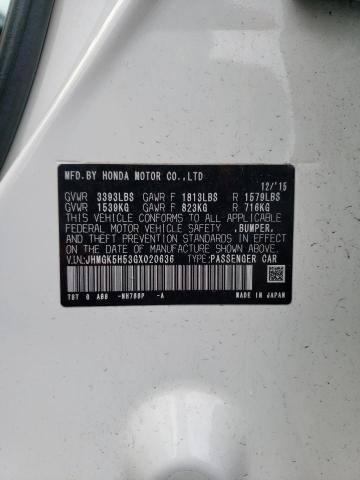 2016 HONDA FIT LX - JHMGK5H53GX020636