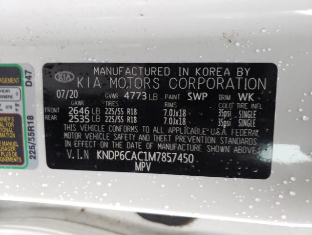 KNDP6CAC1M7857450 KIA SPORTAGE S