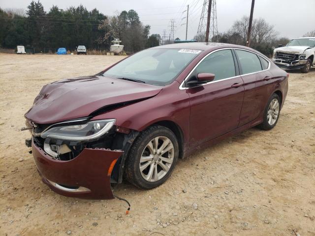 Chrysler 200 salvage cars for sale: 2016 Chrysler 200 Limited