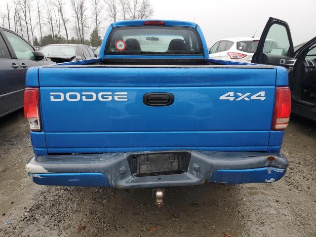 2000 DODGE DAKOTA VIN: 1B7GG22X4YS729313