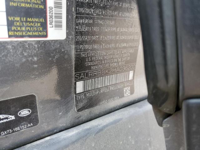 SALRRBBK2HA036200 Land Rover Discovery