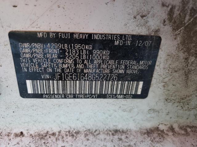 JF1GE61648G522726 Subaru Impreza 2.5i