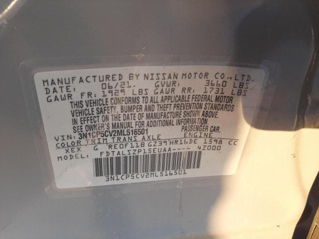 2021 NISSAN KICKS SV - 3N1CP5CV2ML516501