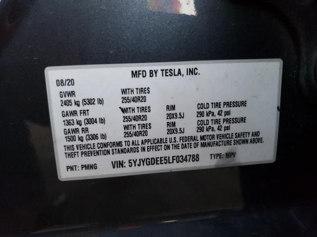 5YJYGDEE5LF034788 Tesla Model Y