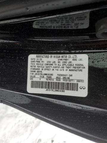 2022 INFINITI Q60 LUXE - JN1EV7KL2NM630385