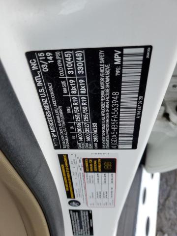 4JGDA5HB5FA563948 Mercedes-Benz Ml 350 4matic