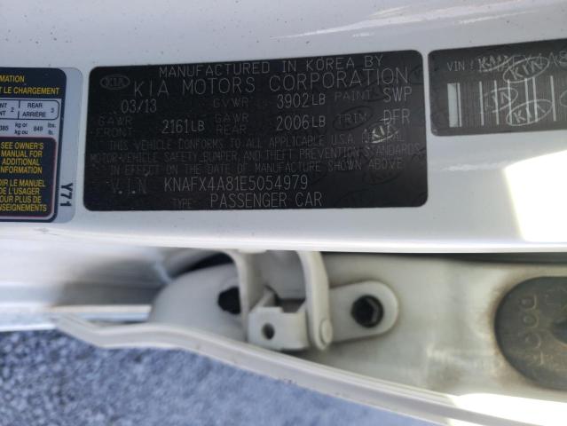 KNAFX4A81E5054979 KIA FORTE EX