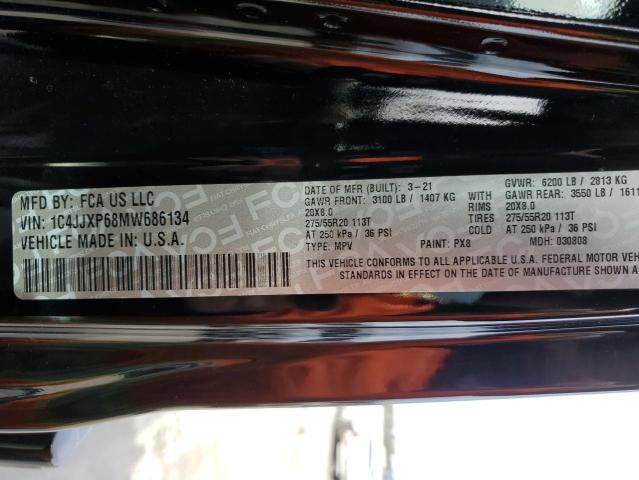 1C4JJXP68MW686134 Jeep Wrangler Unlimited Sahara 4xe