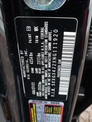 2022 KIA K5 EX - 5XXG34J2XNG111920
