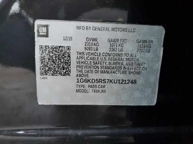 2019 CADILLAC CT6 PREMIU - 1G6KD5RS7KU121248