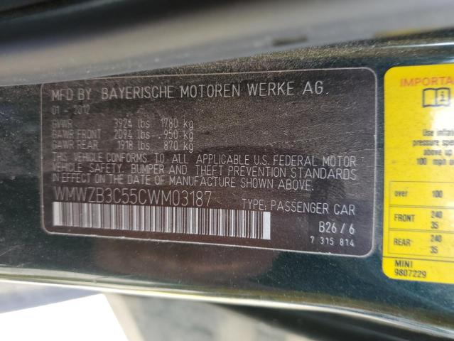 WMWZB3C55CWM03187 Mini COOPER COUNTRYMAN