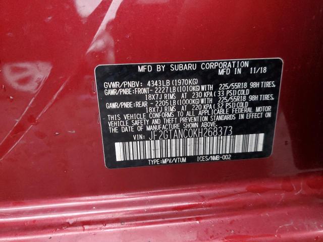 JF2GTANC0KH268373 Subaru Crosstrek Limited