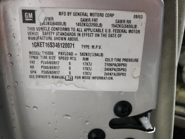 1GKET16S346120071 GMC Envoy