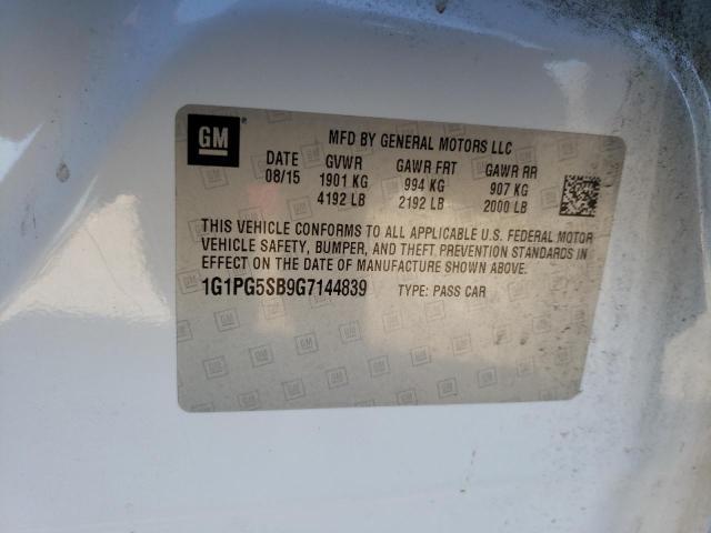 2016 CHEVROLET CRUZE LIMI - 1G1PG5SB9G7144839