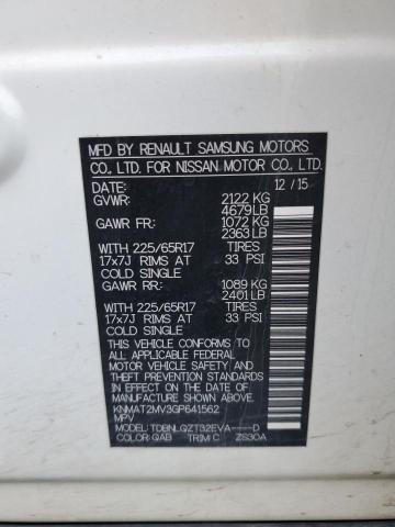 KNMAT2MV3GP641562 Nissan ROGUE S