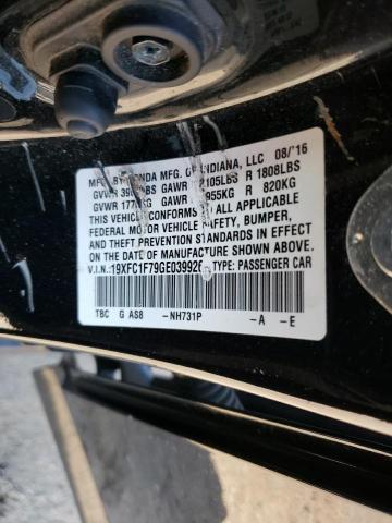 2020 HONDA CIVIC EXL - 19XFC1F79GE039926
