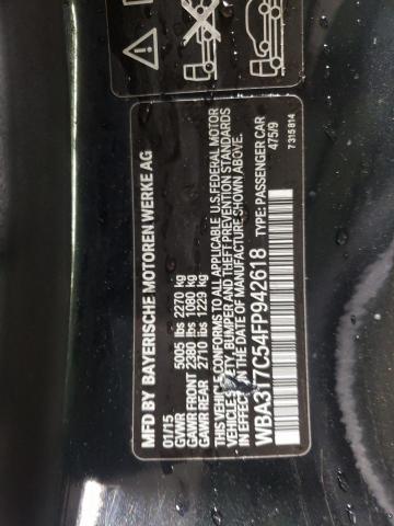 2015 BMW 435 XI WBA3T7C54FP942618