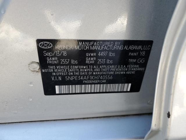 2019 HYUNDAI SONATA LIM - 5NPE34AF1KH740556