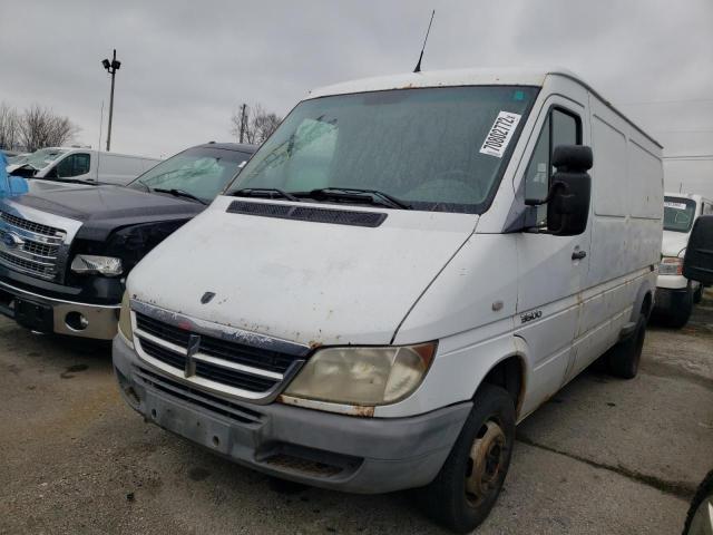 Salvage cars for sale from Copart Dyer, IN: 2005 Sprinter 3500 Sprin