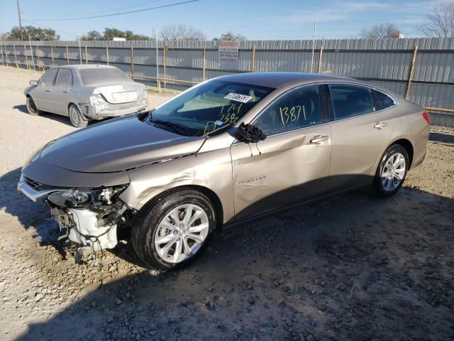 Salvage cars for sale from Copart New Braunfels, TX: 2022 Chevrolet Malibu LT