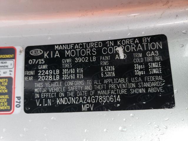 KNDJN2A24G7830614 KIA Soul