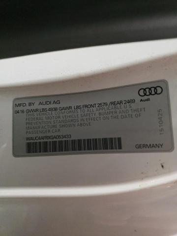 2016 AUDI S5 PREMIUM - WAUC4AFRXGA053433