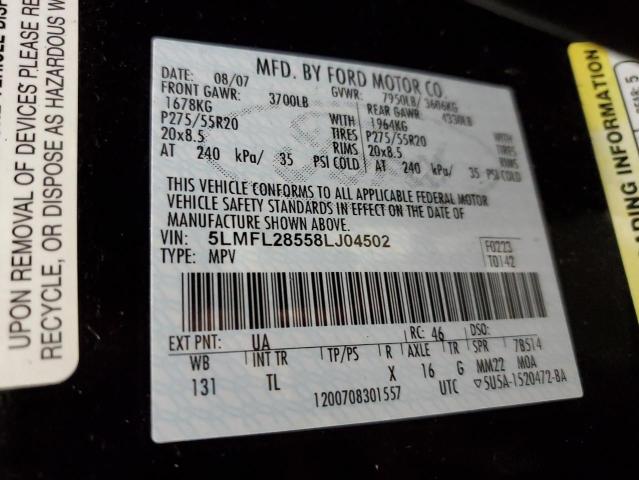 5LMFL28558LJ04502 Lincoln NAVIGATOR L