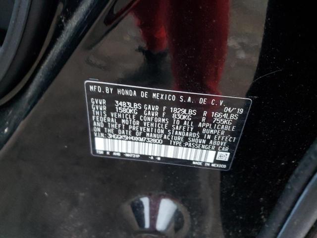 2019 HONDA FIT LX - 3HGGK5H4XKM732800