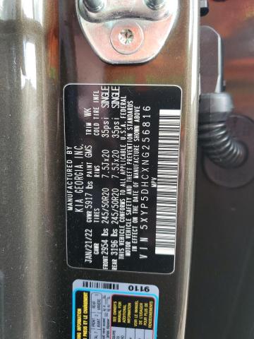 5XYP5DHCXNG256816 KIA Telluride Sx