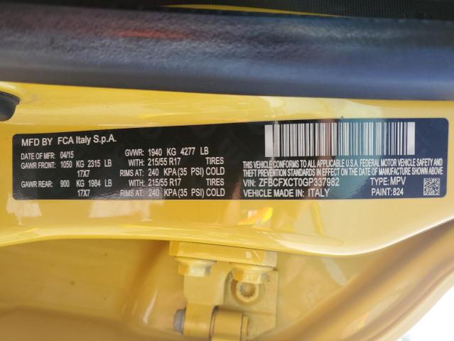 ZFBCFXCT0GP337982 Fiat 500x Trekking