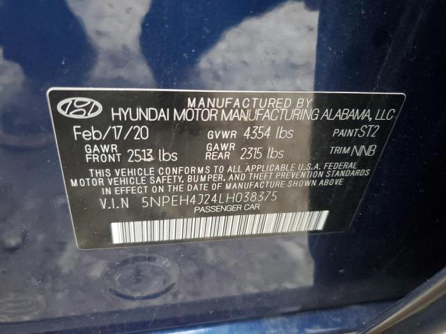 2020 HYUNDAI SONATA LIM - 5NPEH4J24LH038375
