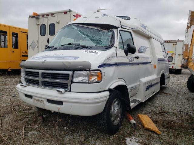 1997 Dodge Ram Van B3500 en Venta en Dyer, IN - Rollover