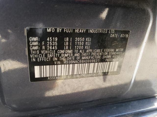 2017 SUBARU LEGACY 2.5 4S3BNAC66H3009621