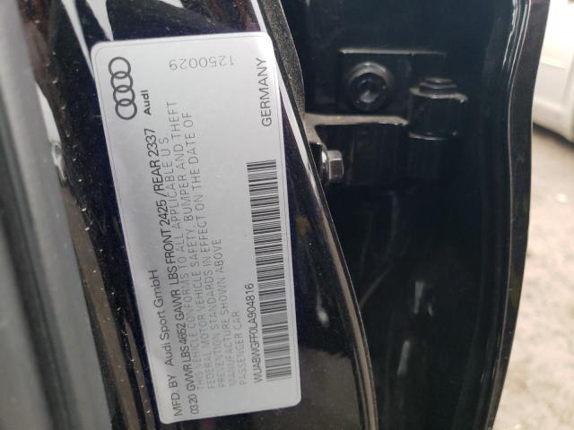 2020 AUDI RS3 WUABWGFF0LA904816