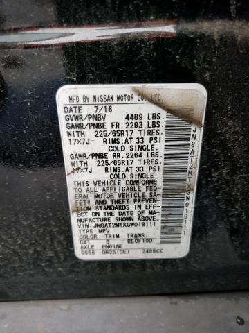 JN8AT2MTXGW018111 Nissan ROGUE S