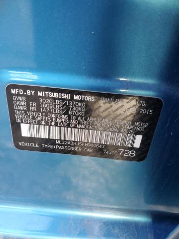 ML32A3HJ5FH044643 Mitsubishi MIRAGE DE